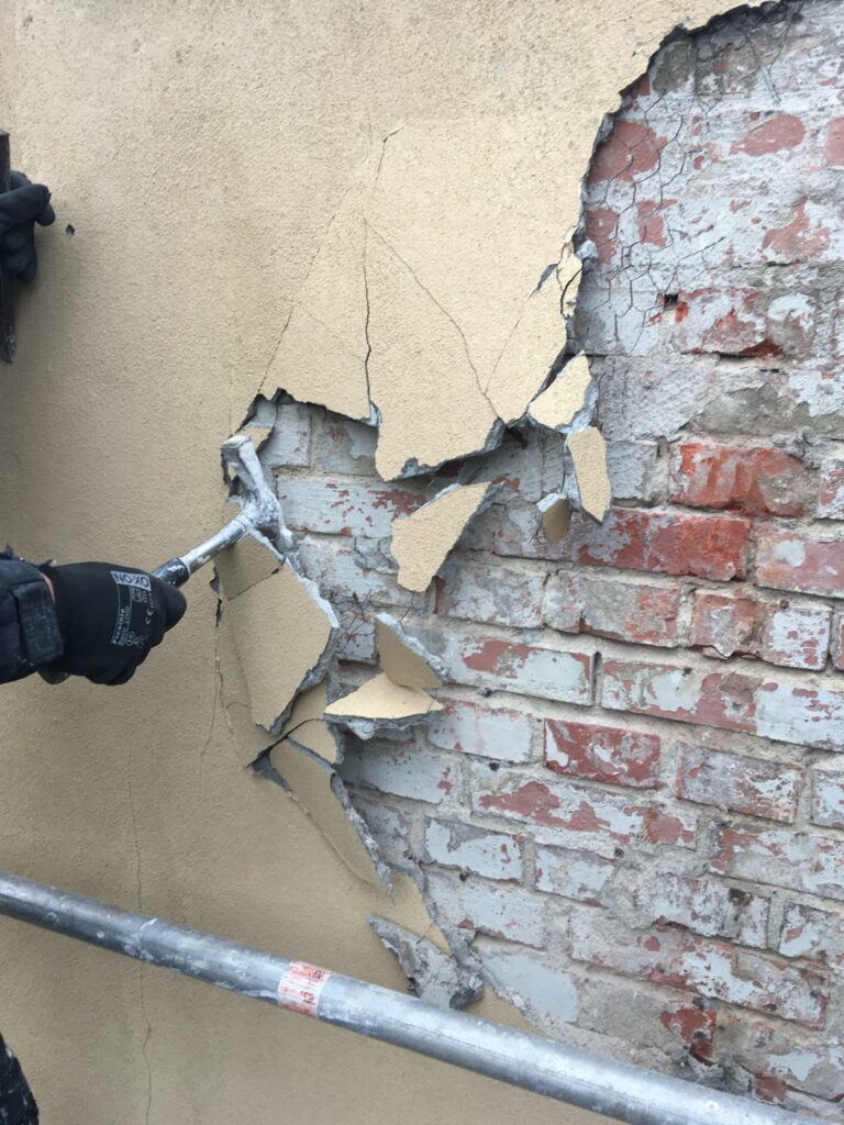 renovering mursten nedrivning